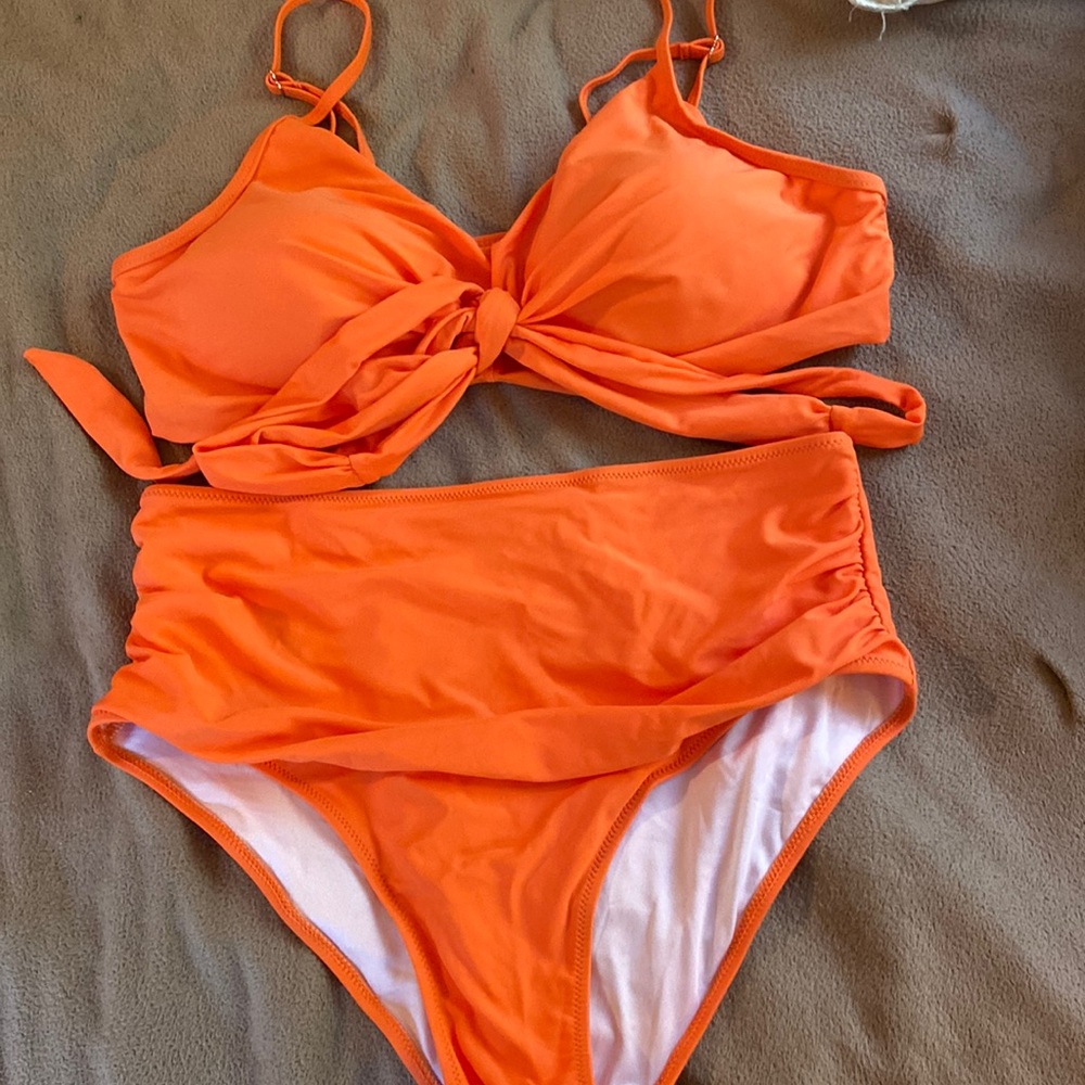 NWOT women’s XL orange bikini